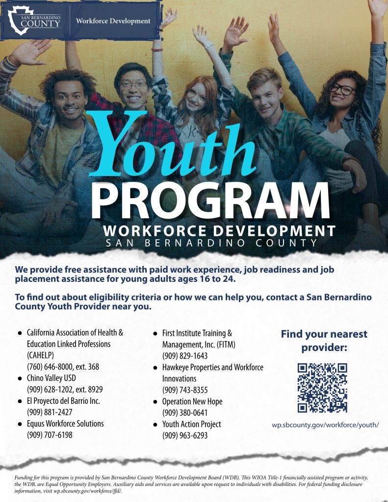 Sample of Youth Program Flyer
