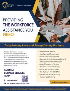 Sample of Business Services Flyer