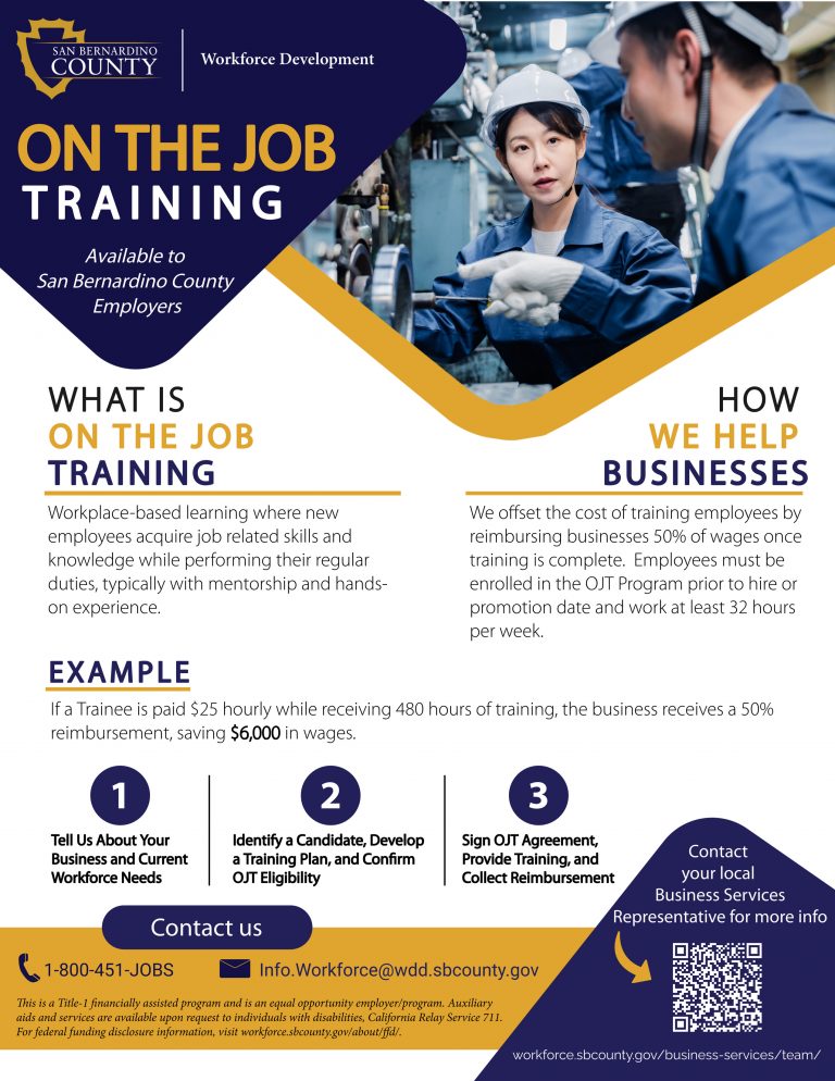 Services Flyers – Workforce Development