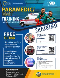 Paramedic/EMT Training Flyer